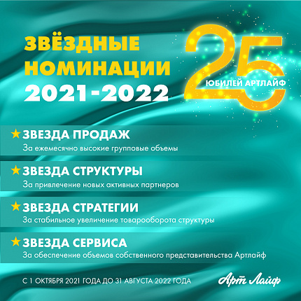 Система звёздных номинаций 2021-2022